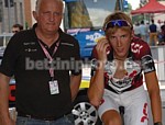 Andy und John Schleck vor dem Start der 13. Etappe des Giro d'Italia 2007